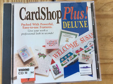 CARD SHOP PLUS DELUXE CD ROM SOFTWARE picture