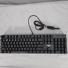Havit Mechanical Blue Switches Gaming Backlit Keyboard HV-KB389L TESTED WORKING picture