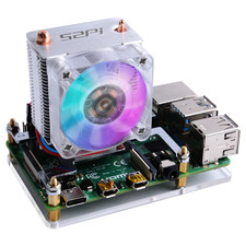 Geeekpi ICE Tower Cooler with RGB Cooling Fan and Heatsink for Raspberry Pi 4B/3 picture