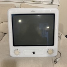 Vintage Apple eMac A1002 All in One Power PC Computer FOR Parts Or  Repair AS IS picture