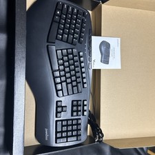 IN BOX - Perixx Periboard-512 Ergonomic Split Black Keyboard - Ergonomic Design picture
