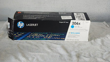 HP 206X W2111X Cyan Hi Yield Toner Cartridge Genuine New Open Box picture