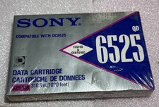 New SONY QD-6525 (DC-6525) Data Cartridge 525MB - Sealed w/ Tear On Wrapping picture