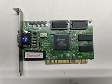 Vintage Trident TGUI9680-1 Daytona 64T PCI 4MB VGA Gaming Card picture
