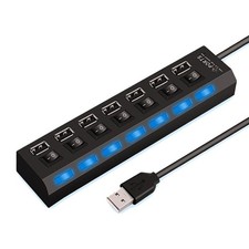 High Speed 4/7 Ports USB HUB 2.0 Adapter Expander Multi USB Splitter Multiple Ex picture