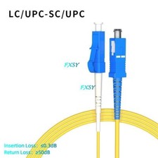 10Pcs 1m 2m 3m SC UPC to LC UPC Simplex Single Mode OS2 Fiber Optic Patch Cord picture