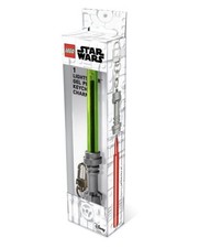 Disney Parks Star Wars Luke Skywalker Green Lightsaber Light up Keychain Charm picture