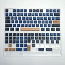 GMK Blue Samurai PBT 129keys Keycaps Set For Cherry MX Mechanical Keyboard  picture