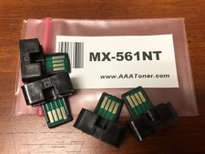 (4) MX-561NT Toner Chip for Sharp MX-M3050 3550 4050 4070 5050 6050 M6070 Refill picture