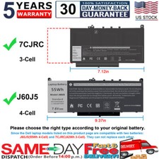 J60J5 7CJRC Battery For Dell Latitude E7270 E7470 7470 7270 MC34Y  51-BBSY PC picture