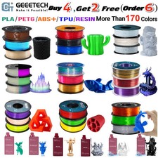 【Buy 4 Get 2 Free,ADD 6】GEEETECH 3D Printer Filament PLA/ABS+/PETG/TPU/Resin 1KG picture