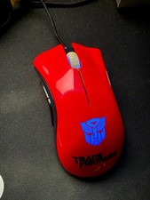 Razer DeathAdder Transformers Edition RED TESTED RARE 2011 Optimus Prime picture