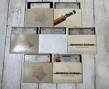 Apple II Computer Diskware Software Disks, Quick file, Pro DOS, & Etc, Lot of 7 picture