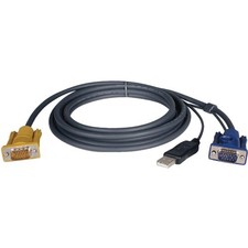 Tripp-Lite P776-006 Tripp Lites 6-Ft. Usb 2-In-1 Kvm Cable Kit Is Designed To picture