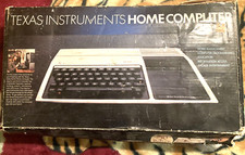 Vintage 1983 Texas Instruments TI-99/4A ORIGINAL BOX + 11 Games + Books + Cables picture