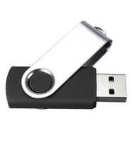 10 pcs 64MB USB Flash Drive Metal Swivel Memory Stick Storage Pen (Lot of 10)  picture
