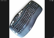 Logitech K350 Wireless Comfort Wave Ergonomic Keyboard NO USB Dongle picture