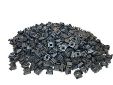 RackGold® Black 1224 Cage Nuts 500 Pack  USA Made picture