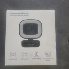 NEW Jelly Comb 60FPS Streaming Webcam with Adjustable Ring Light, 1080P  picture