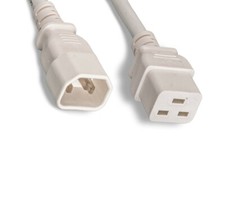 2Ft WHT Power Cord for Cisco Catalyst 6000 6500 Switches Jumper Cord PDU UPS picture