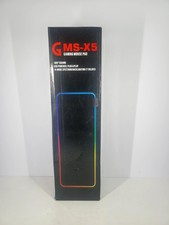 GMS-X5 Colorful Symphony Glowing Mouse Pad Gaming Mouse Pad 80cmx30cm Open Box  picture