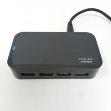 Insignia NS-PCH5431 4-Port USB 3.0 SuperSpeed Hub with Power Adapter picture