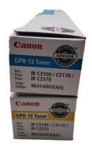 2X Genuine Canon GPR-13 Toner Cyan & Yellow iR C3100 C3170 C2570 OEM picture