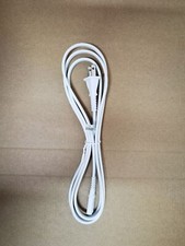White 1.5M 2 prong AC Wall Power Cord for Led Lcd Smart Tv, Vizio, Samsung, Sony picture
