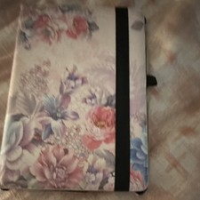 Universal Floral Synthetic Leather Stand Folio Tablet Case 360 Rotating Fold picture