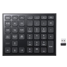 Sanwa Supply Wireless Spreadsheet Keypad NT-WL27BK picture