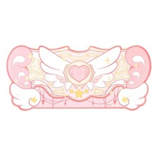 Waterproof Large Mouse Pad - Kawaii Pink Star Wings Design, Perfect for Gaming picture