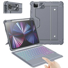 Nillkin iPad Case with Keyboard, Magic Trackpad, Rugged Case with Detachable picture