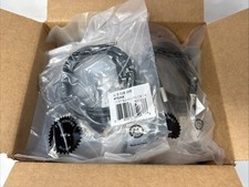 (Lot of 23) Legrand 570-135-005 Quiktron Booted Patch Cord, CAT 5E, Black, 5ft picture