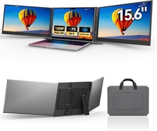 15.6'' Laptop Screen Extender,FHD 1080P Triple Monitor Extender,Ultra-Slim Trave picture