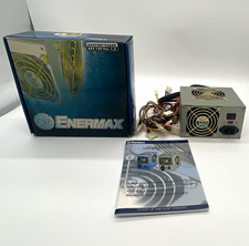 Enermax 300W ATX Power Supply EG301P-VE Silver Dual Fan Thermal Control picture