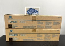 Konica Minolta TN210K 8938-505 Lot of 2 Black Toner For Bizhub C250 C252 OEM NEW picture