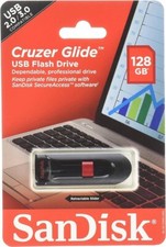 SanDisk SDCZ60-128G Flash Drive - Black picture