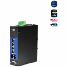 TRENDnet TI-G642i 6-Port Industrial Gigabit L2 Managed DIN-Rail Switch picture