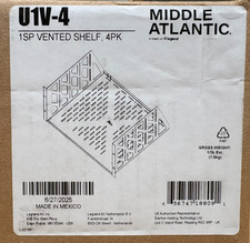 Middle Atlantic U1V-4 Vented Utility Rack Shelf  1U picture