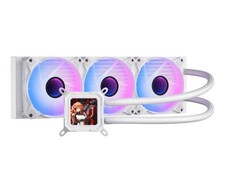 darkFlash DV360S All-in-one Liquid CPU Cooler with 3.2” LCD Screen White picture
