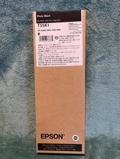 Genuine Sealed Epson T55K1 Photo Black Ink Cartridge Date: August 2027 picture
