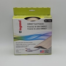 LEGRAND CDB-15 CORDUCT CORD PROTECTOR 15' BROWN WIREMOLD NEW picture