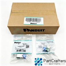 (BOX OF 50)For Panduit Cat6a 10 Gig Mini-Com Jack Green CJ6X88TGGR  picture