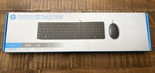 HP Wired Desktop 320MK Mouse and Keyboard USB (9SR36AA#ABA) - New Sealed picture