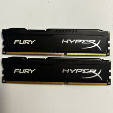 HyperX Fury 16GB (2x8GB) DDR3-1866 PC3-14900 240-Pin DIMM HX318C10FBK2/16 picture
