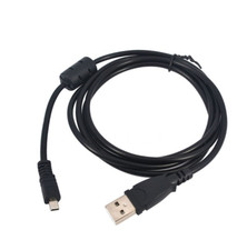 PRL) UC-E6 DATA CABLE USB MINI 8 PIN 1.5M PENTAX FUJI FINEPIX VIVITAR CAM picture