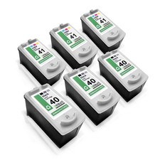 6x Cartridge 3+3 for Canon Pixma MP-210 MX-310 IP-1600 IP-2200 MP-460 MP-450-X picture