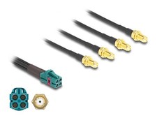 Delock Cavo Mini Fakra Z Female Quad to 4 x SMA A-Type Cable Antenna/TV 90127 picture