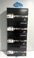 LEXMARK C792 SET OF 4 XTRA-HI-YLD TONERS C792X1CG, YG, MG, KG  Genuine New picture