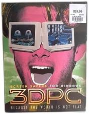 3DPC Screen Savers For Windows 1994 Forte Vintage Big Box Sealed New English picture